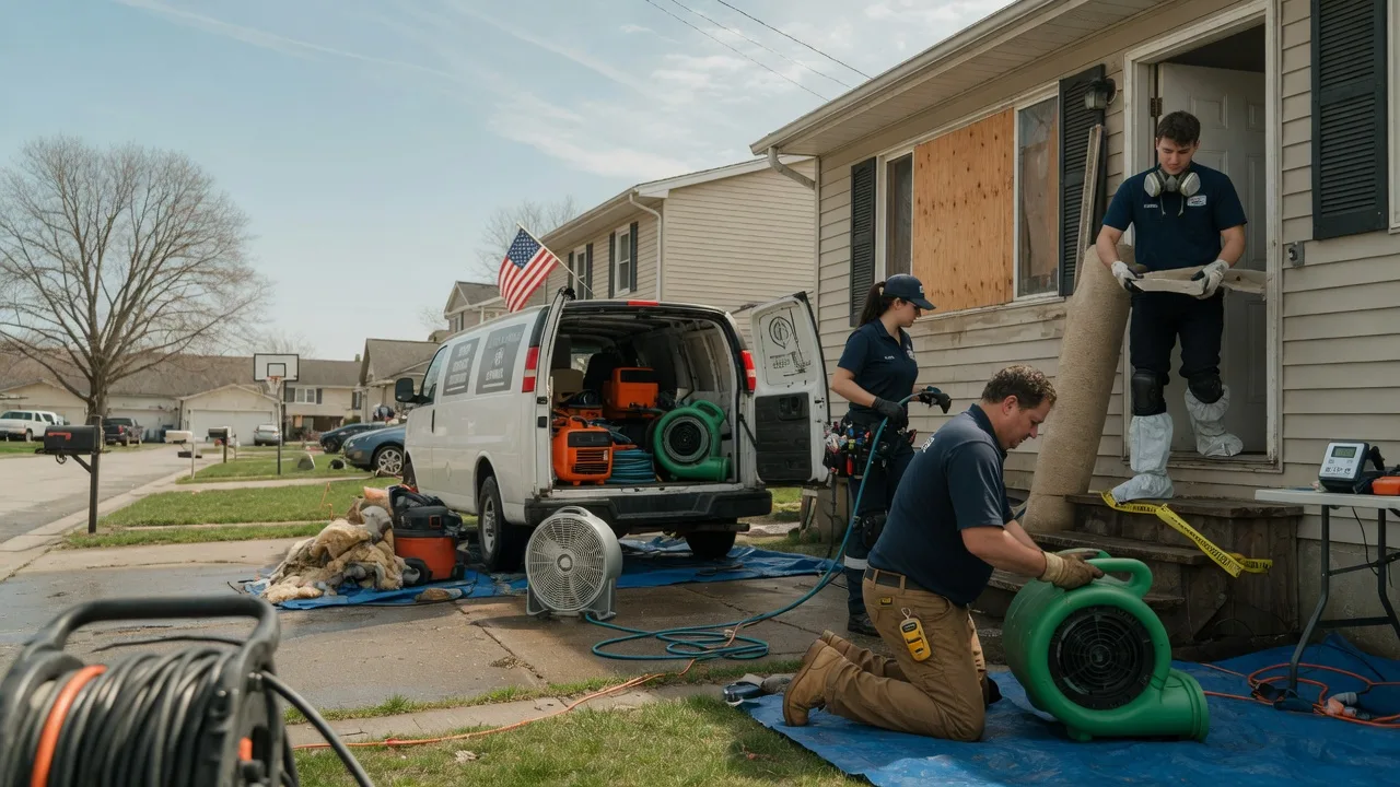 Water Damage Restoration in Wilson, KS near me